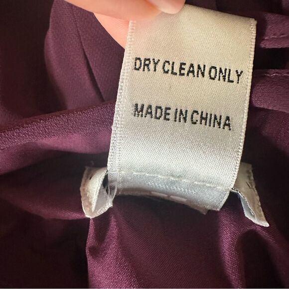 Bill Levkoff 1161 Bridesmaid Gown Dress Formal Open Back Halter Women’s 8 Purple - Picture 9 of 10